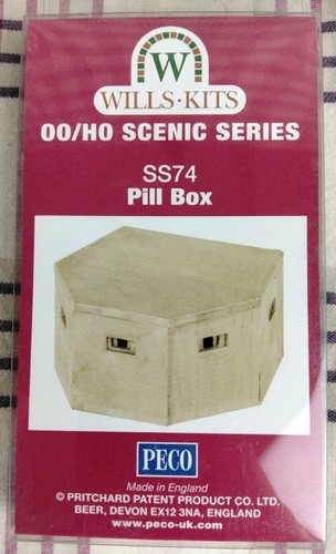 Wills kits ss74 pill box - kits, oo/ho