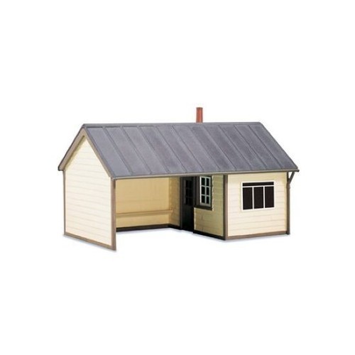Model railway station platform - station,