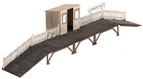 Model railway station - model,