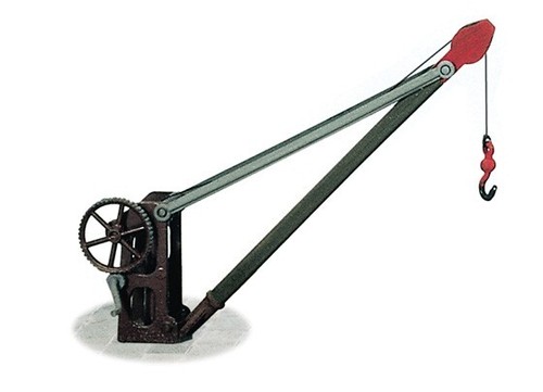 Model railway yard crane - model,